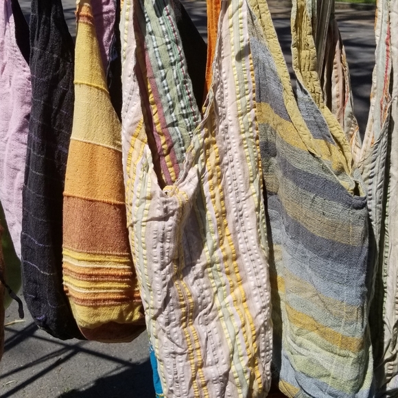 Crossbody bags cotton prints - Picture 6 of 10